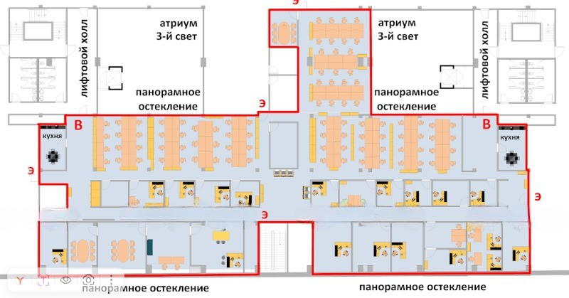Офис 1004 м² в горизонт, Москва, Складочная улица, 3 с1 — фото 3
